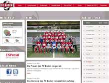 Tablet Screenshot of fcbaden.ch